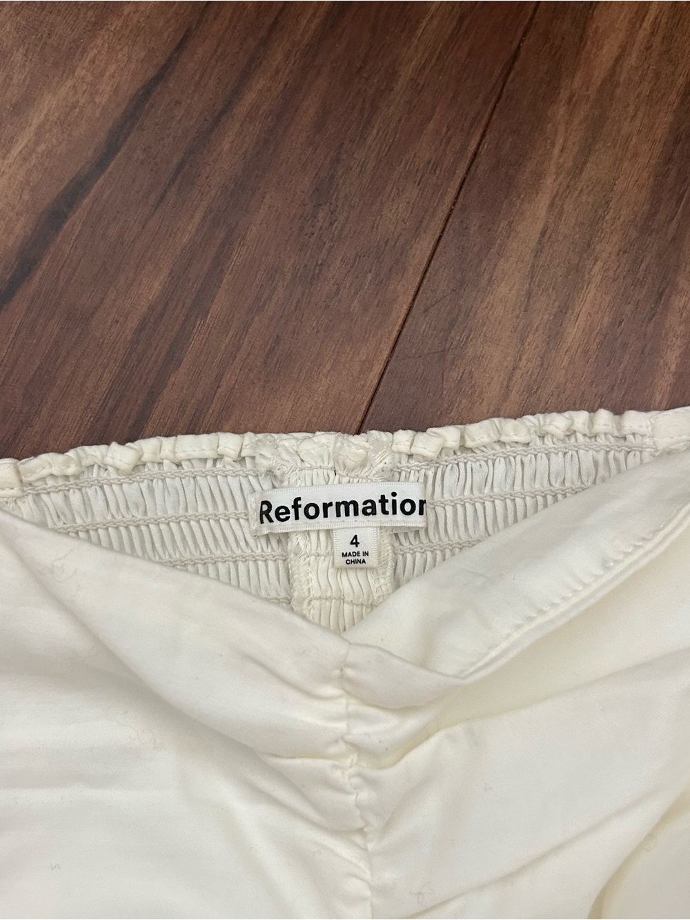 Reformation White Blouse - Picture 2 of 2